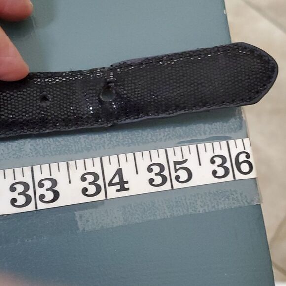 Great red/black reversible belt. Silver hardware. Good used condition. Fun - Picture 4 of 4